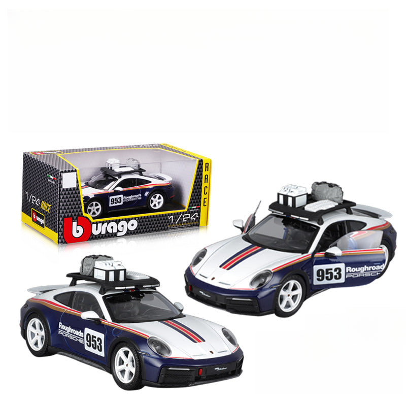 Bburago 1:24 Porsche 953 Dakar Die Cast Model Car MODCOLS