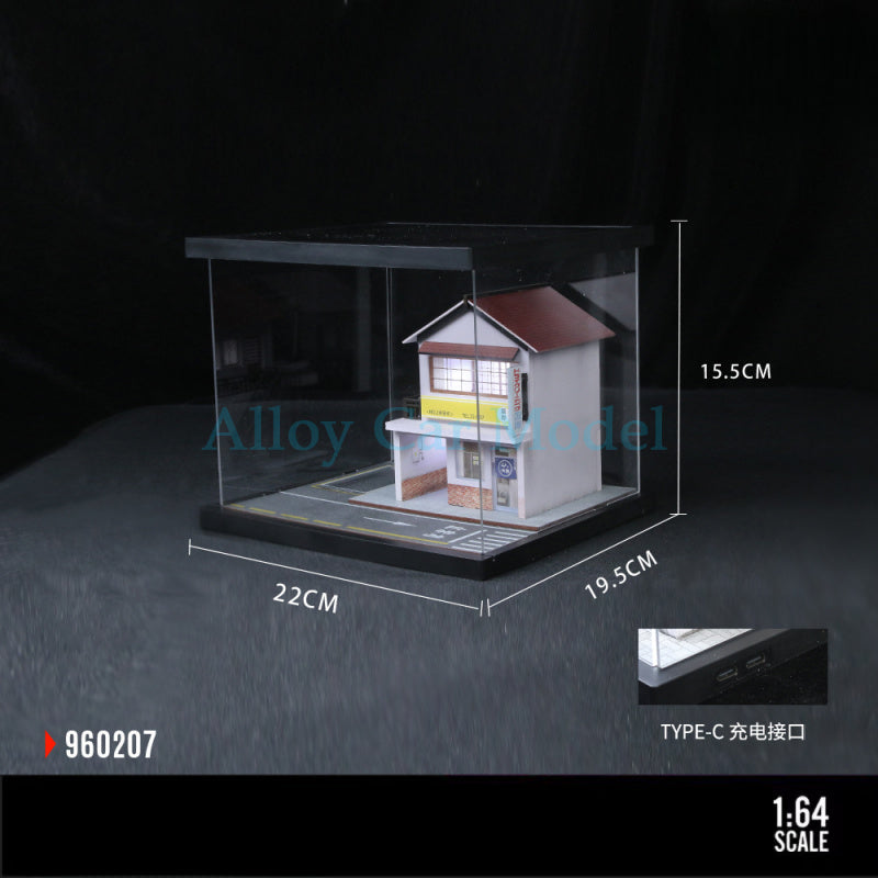 MoreArt 1:64 Street Scene Light Up Diorama Series 07 MODCOLS