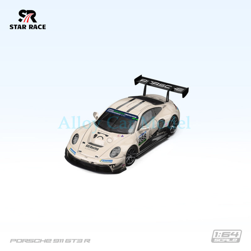 SR 1:64 STAR RACE Porsche 911 GT3 No.15 Blue Diecast Model MODCOLS