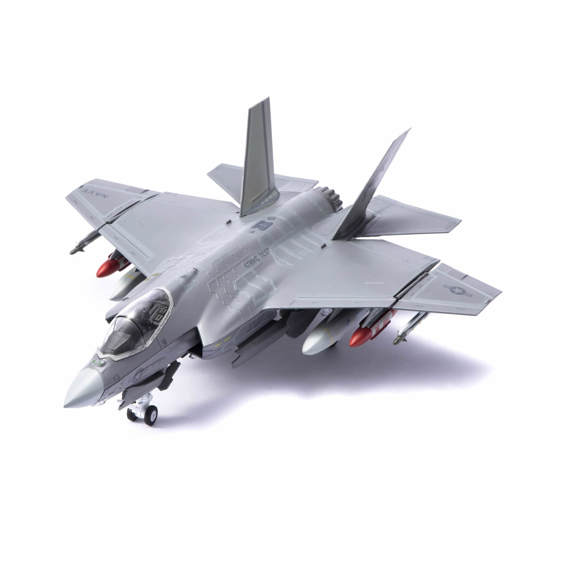 1/72 F-35C Lightning II Fighter Jet Die-cast Model – USN VX-23 No. 73