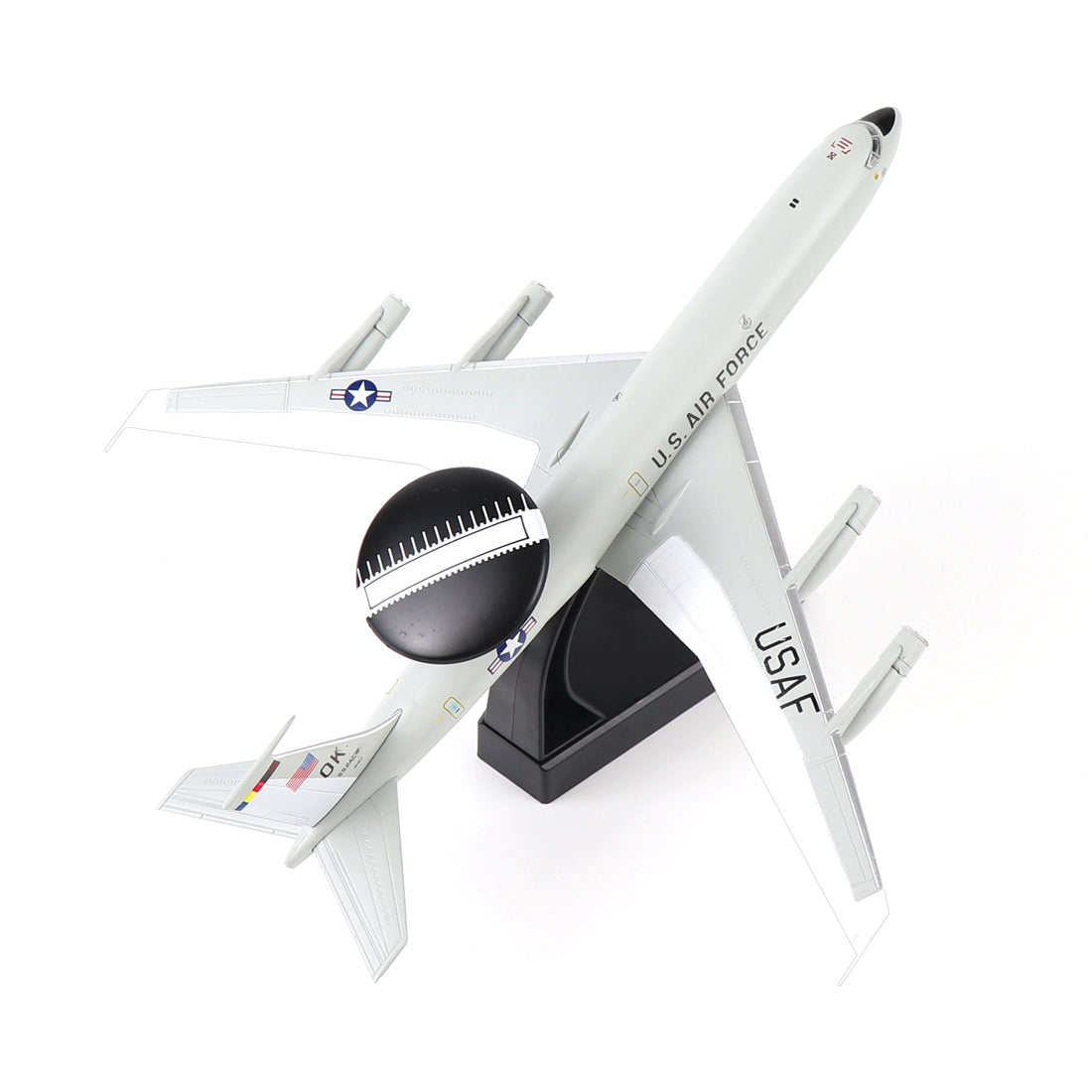 E-3 Sentry 1/200 Diecast Metal Aircraft Model – AWACS Military Plane