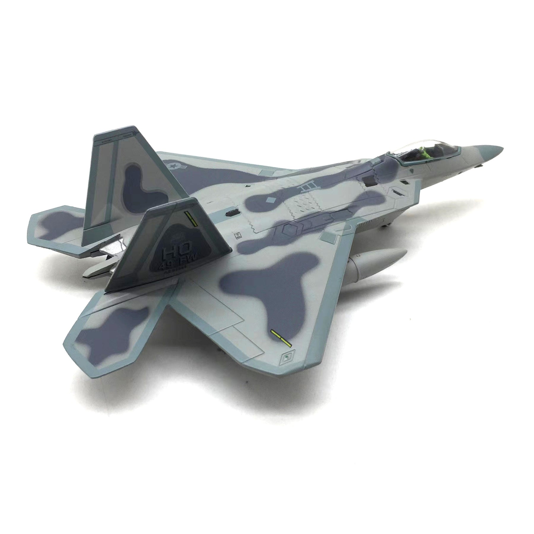 1/100 F-22 Raptor Die-cast Fighter Jet Model – USAF Aircraft