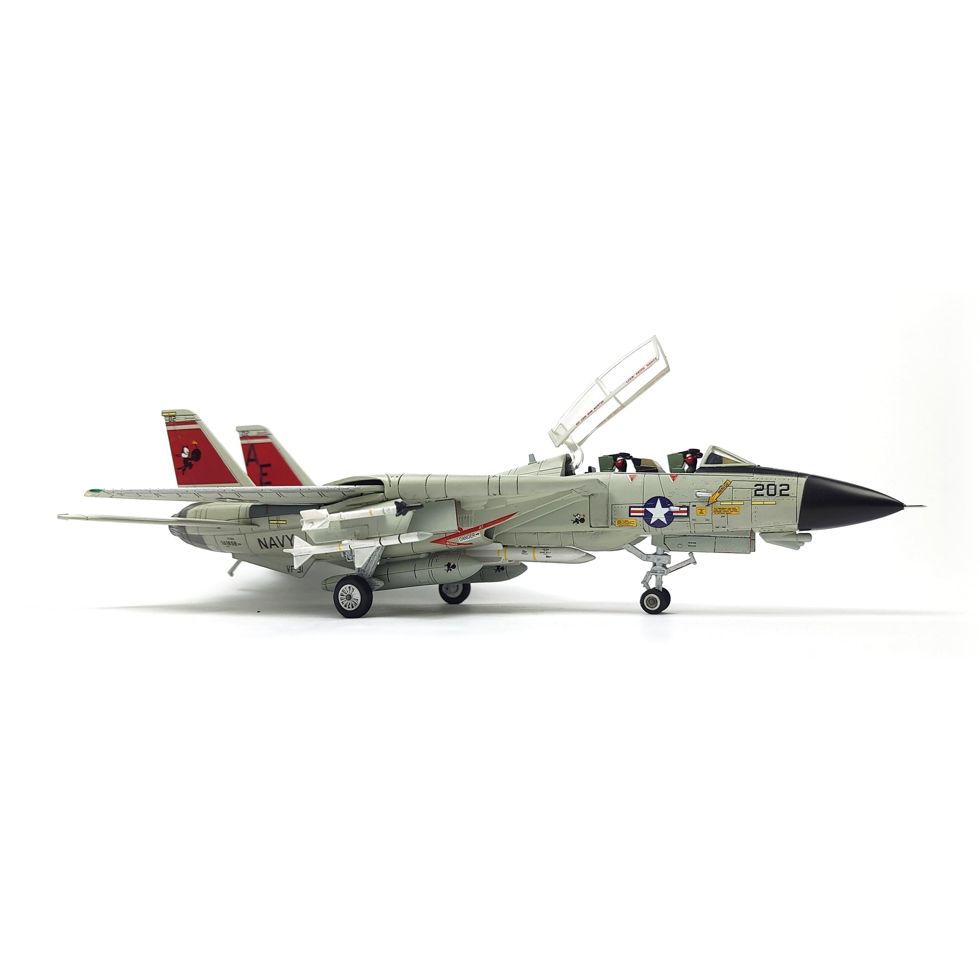 1/72 F-14A Tomcat Diecast Model – VFA-31 Tomcatters Aircraft