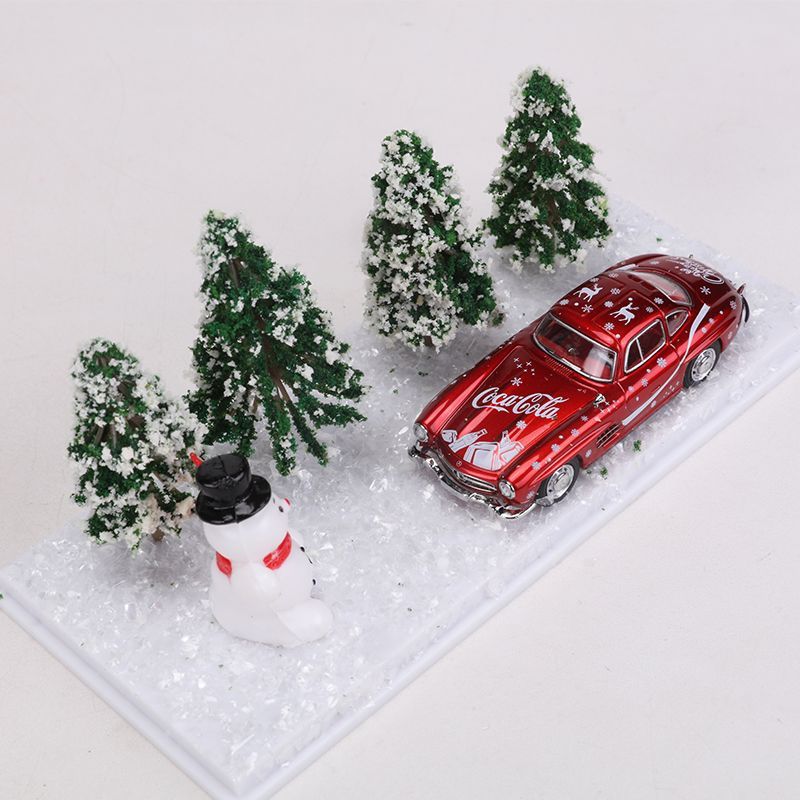 SEEKER 1:64 Mercedes Benz 190SL Diecast Model – Christmas Scene Edition MODCOLS