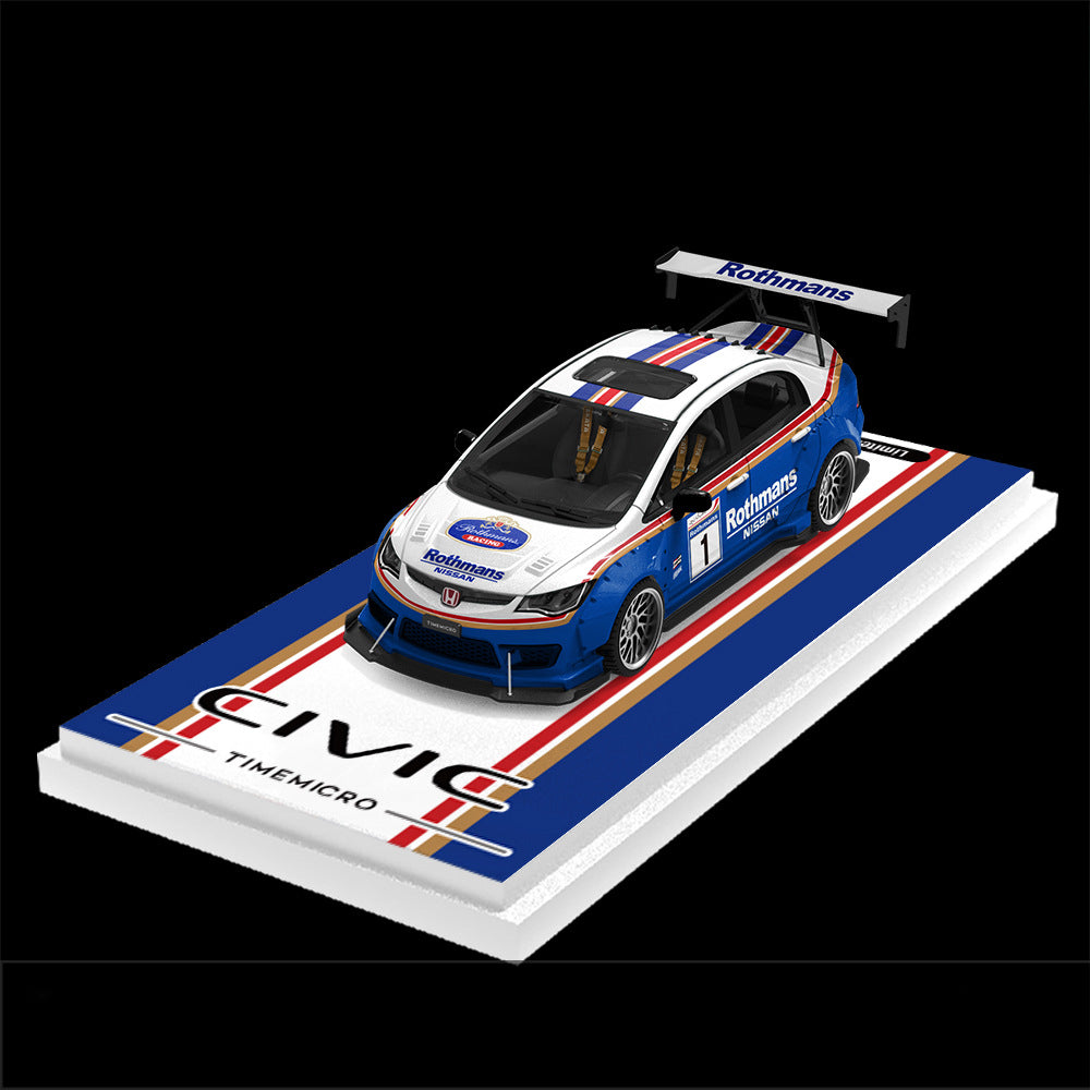TimeMicro 1:64 Honda Civic Custom x Datsun & Liberty Walk Diecast Car MODCOLS
