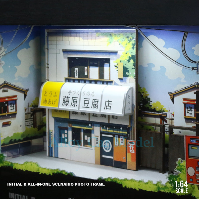 Modelart 1:64 Initial D Light Up Scene Frame 3D Model MODCOLS