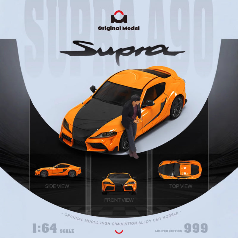 Original Model 1:64 Toyota Supra A90 Fast & Furious Die Cast Alloy Car MODCOLS