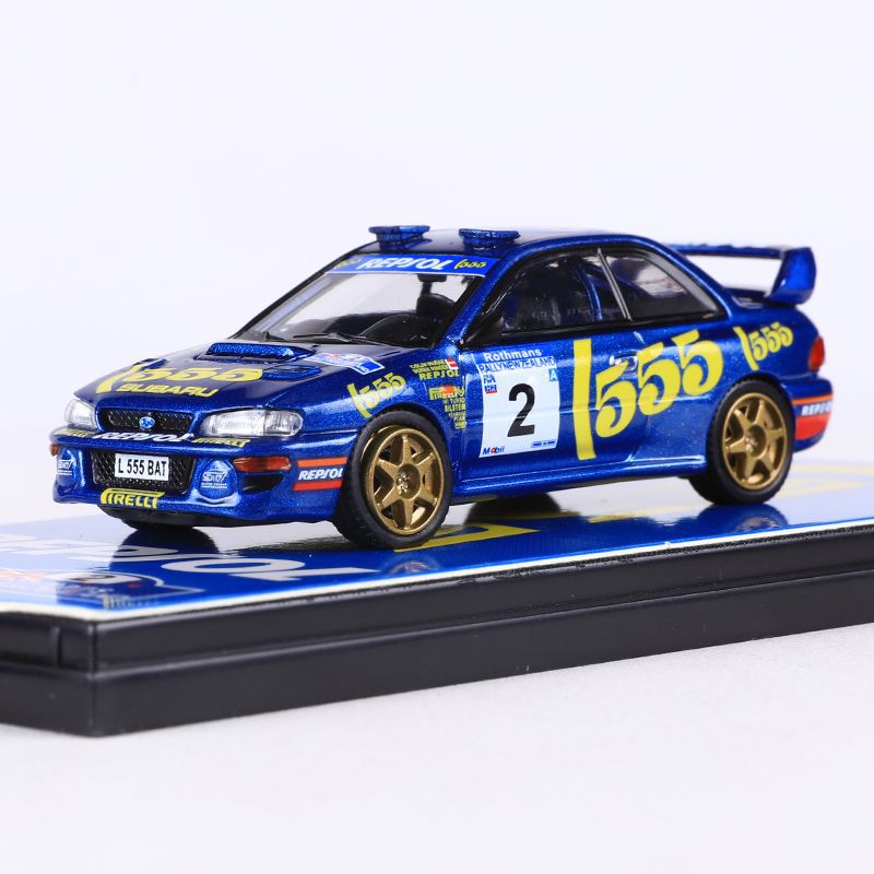 Fineworks 1:64 Subaru WRC Rally Car Diecast Model MODCOLS