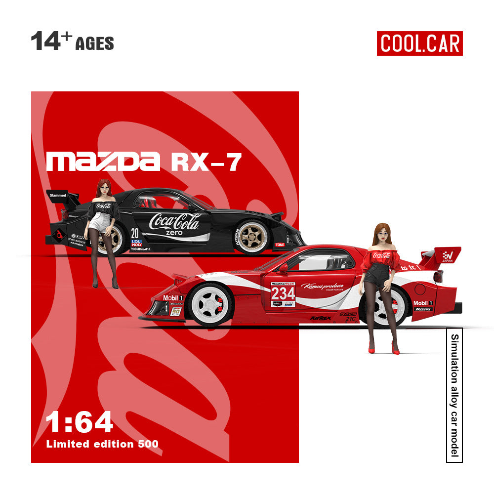 Cool Car 1:64 Cola Livery Diecast Car Model MODCOLS