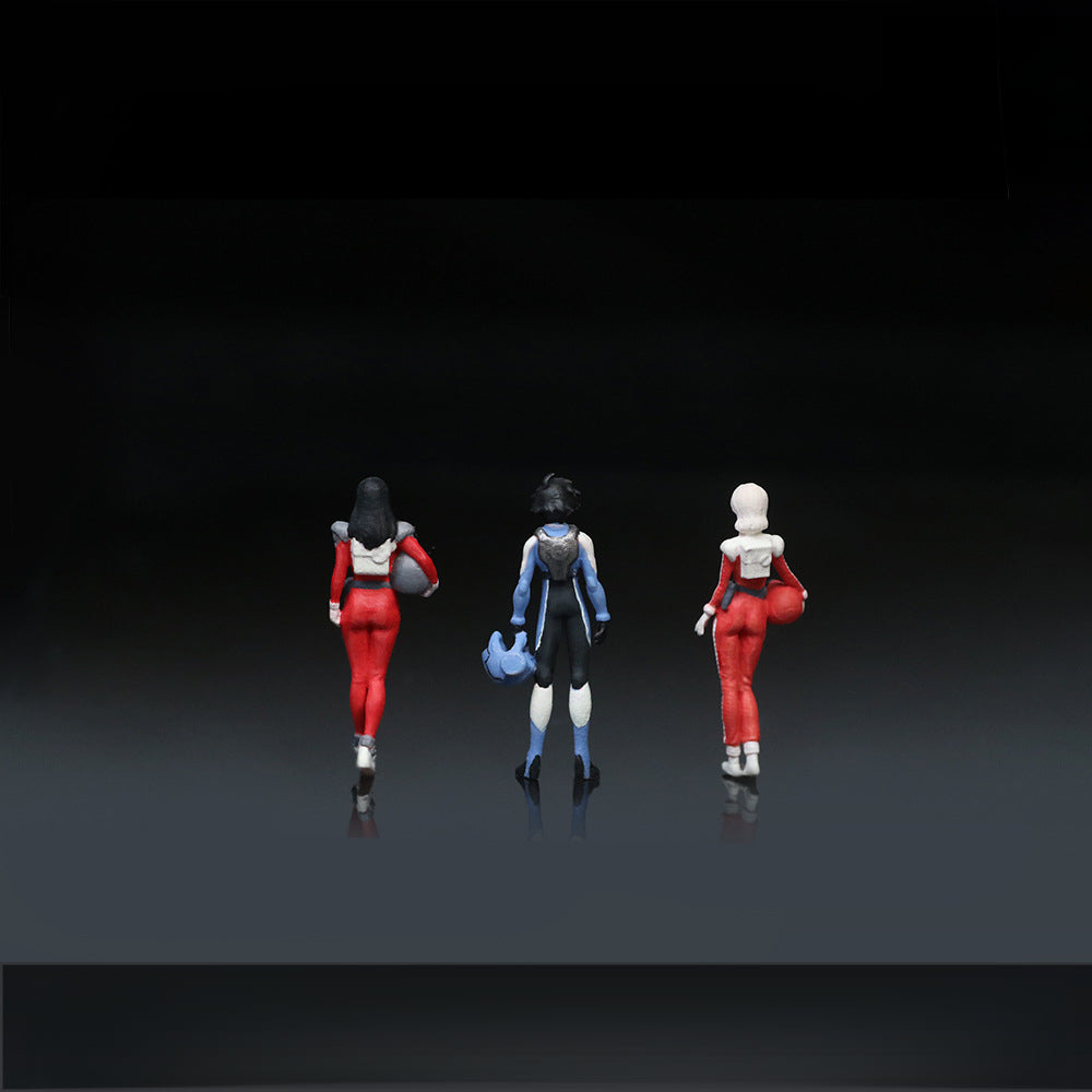MoreArt 1:64 Mecha Pilot Figure Set Resin Model MODCOLS