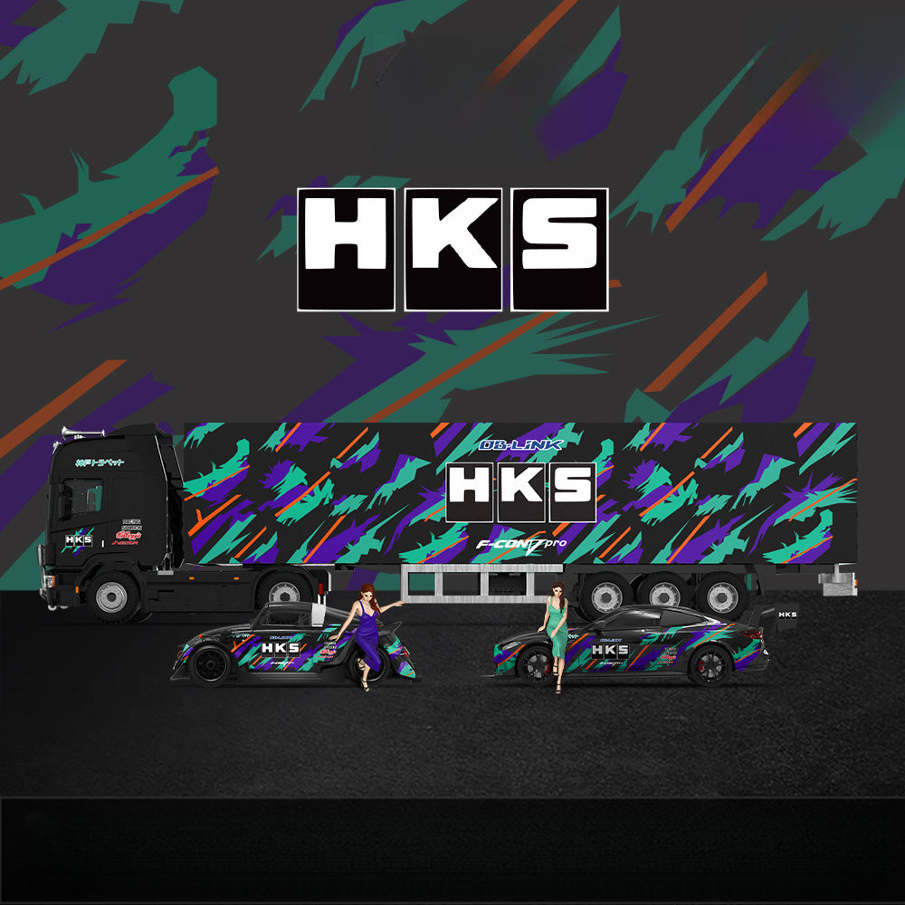 TIMEMICRO 1:64 HKS Series Diecast Car Set