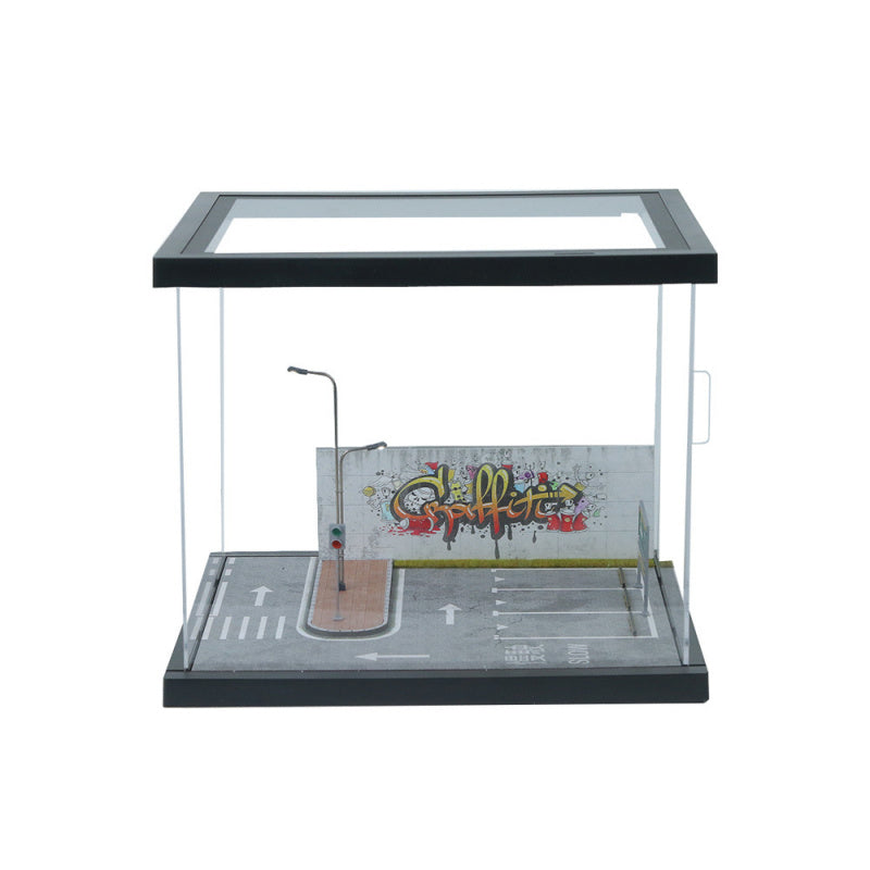 MoreArt 1:64 Street Scene Light Up Diorama Series 08 MODCOLS
