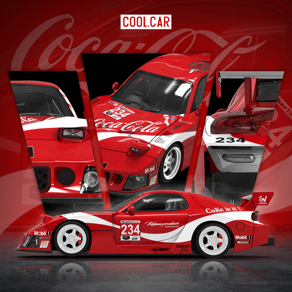 Cool Car 1:64 Cola Livery Diecast Car Model MODCOLS
