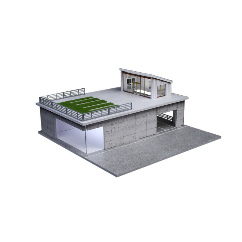 MoreArt 1:64 Sunroom Lighted Scene Model – Display Garage MODCOLS