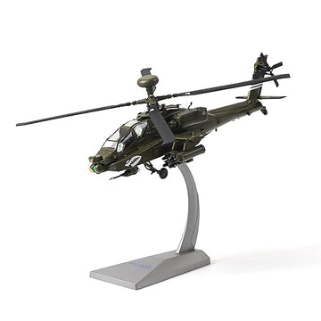 1/72 AH-64A Apache Helicopter Diecast Model Alloy Military Aircraft