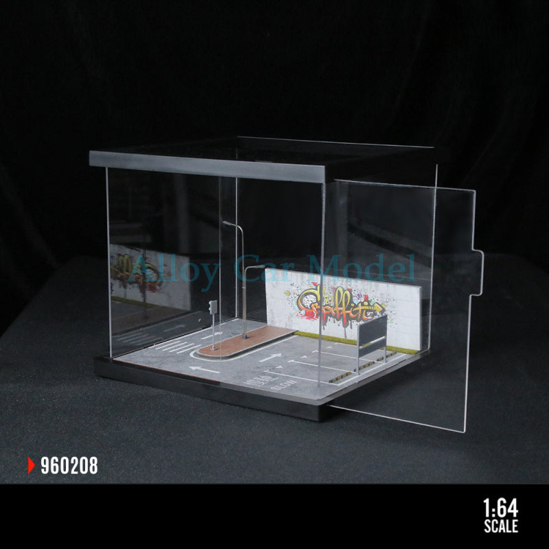 MoreArt 1:64 Street Scene Light Up Diorama Series 08 MODCOLS