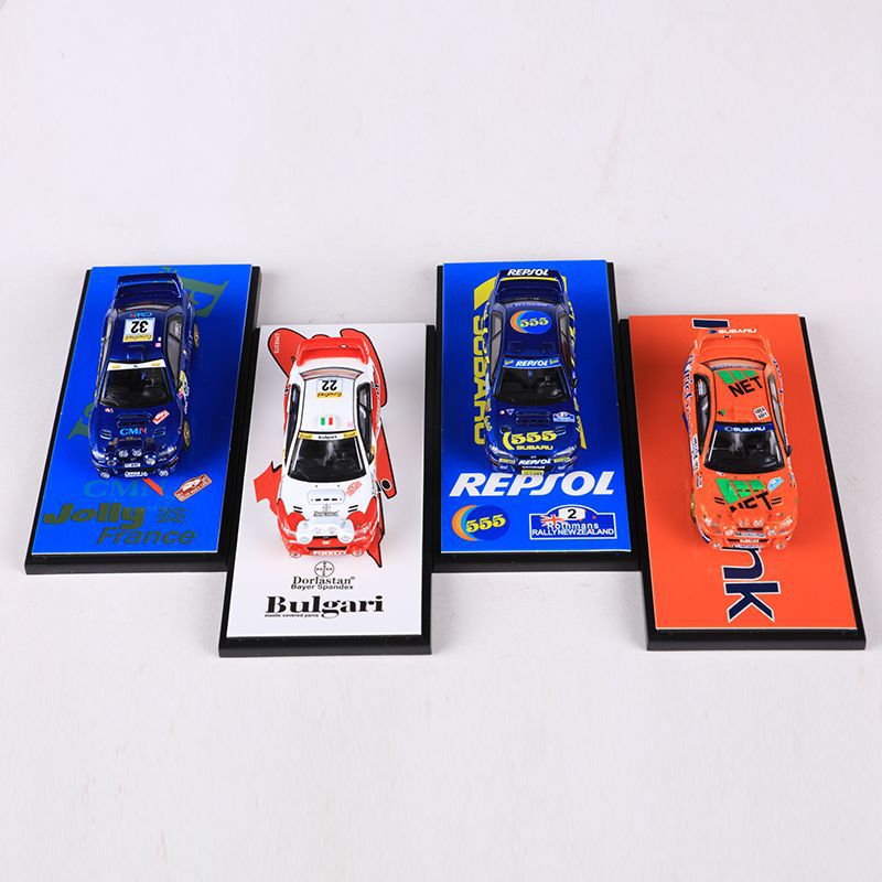 Fineworks 1:64 Subaru WRC Rally Car Diecast Model MODCOLS