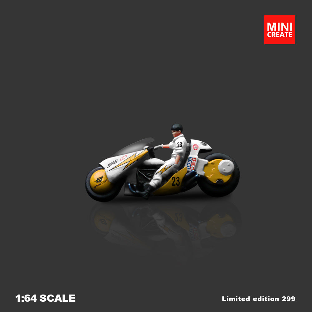 MINI Create 1:64 Lightning Couture Limited Akira Motorcycle Set MODCOLS