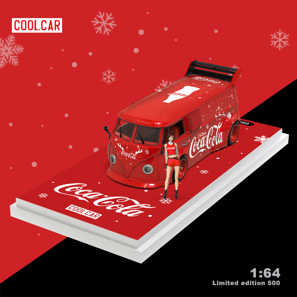 Cool Car 1:64 Christmas Edition Cola Livery Die cast Alloy Car Model Set MODCOLS