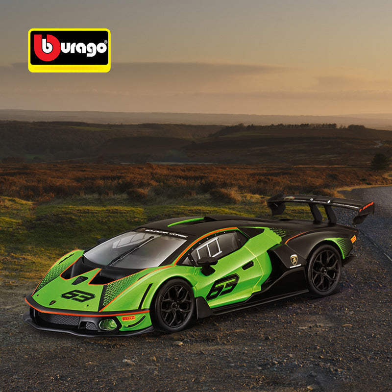 Bburago 1:24 Lamborghini Rally Sports Car Diecast Model MODCOLS