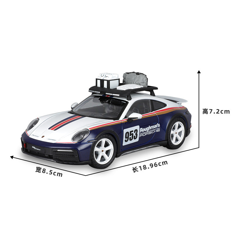 Bburago 1:24 Porsche 953 Dakar Die Cast Model Car MODCOLS