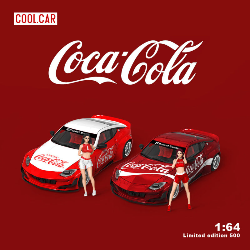 Cool Car 1:64 Nissan 400Z Diecast Model – Coca Cola Livery MODCOLS