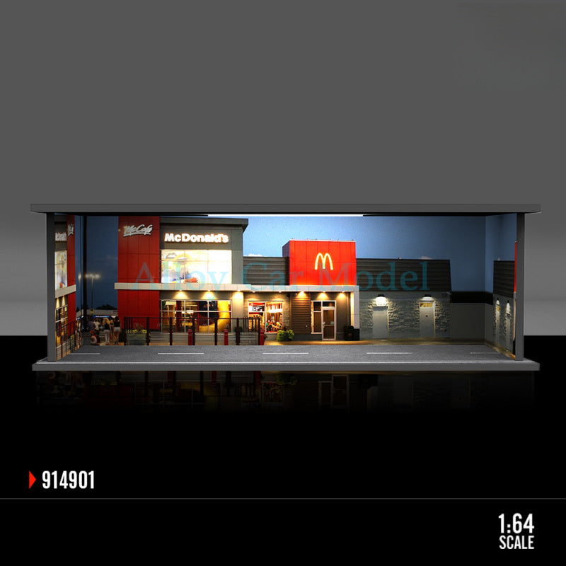 MoreArt 1:64 Simple Series Lighted Assembly Diorama Scene MODCOLS