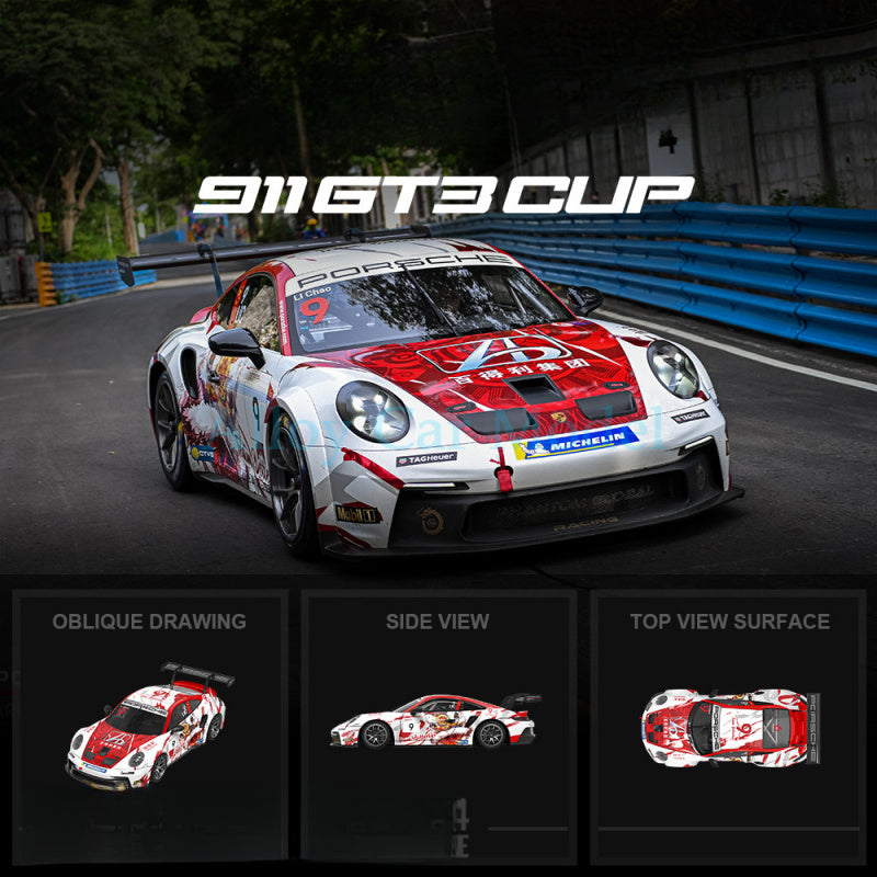 ModernArt 1:64 Porsche 911 GT3 CUP Diecast Collectible Model MODCOLS