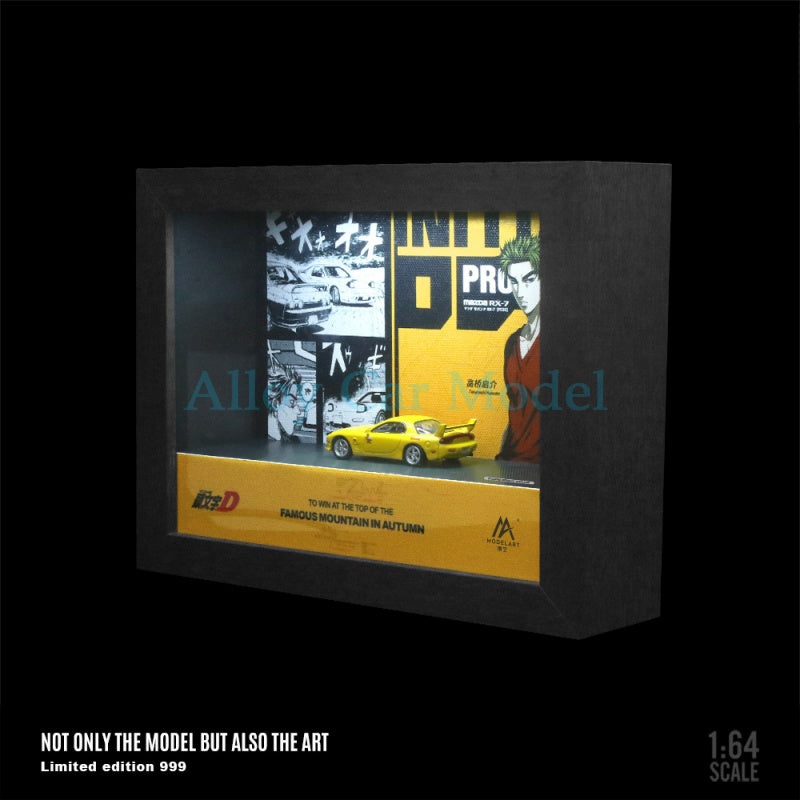 ModelArt 1:64 Initial D Lighted Frame Diorama Display MODCOLS
