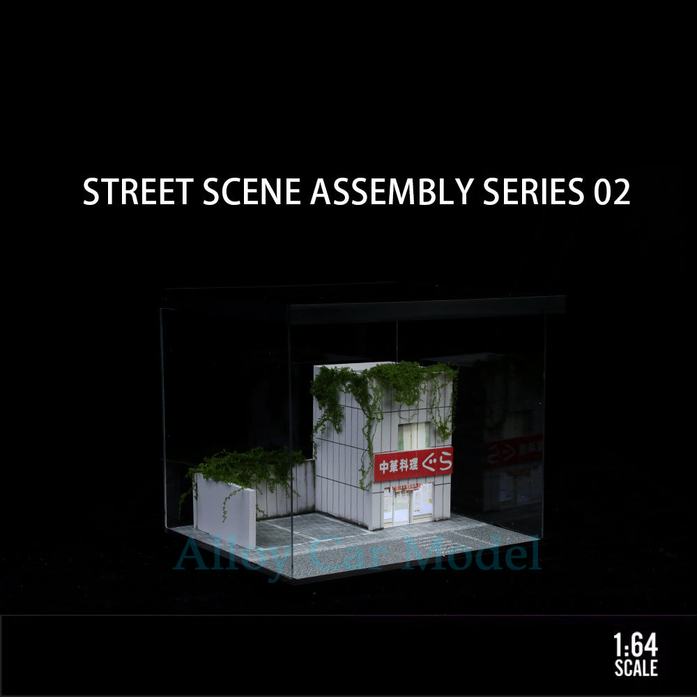 MoreArt 1:64 Street Scene Light Up Modular Model Series 02 MODCOLS