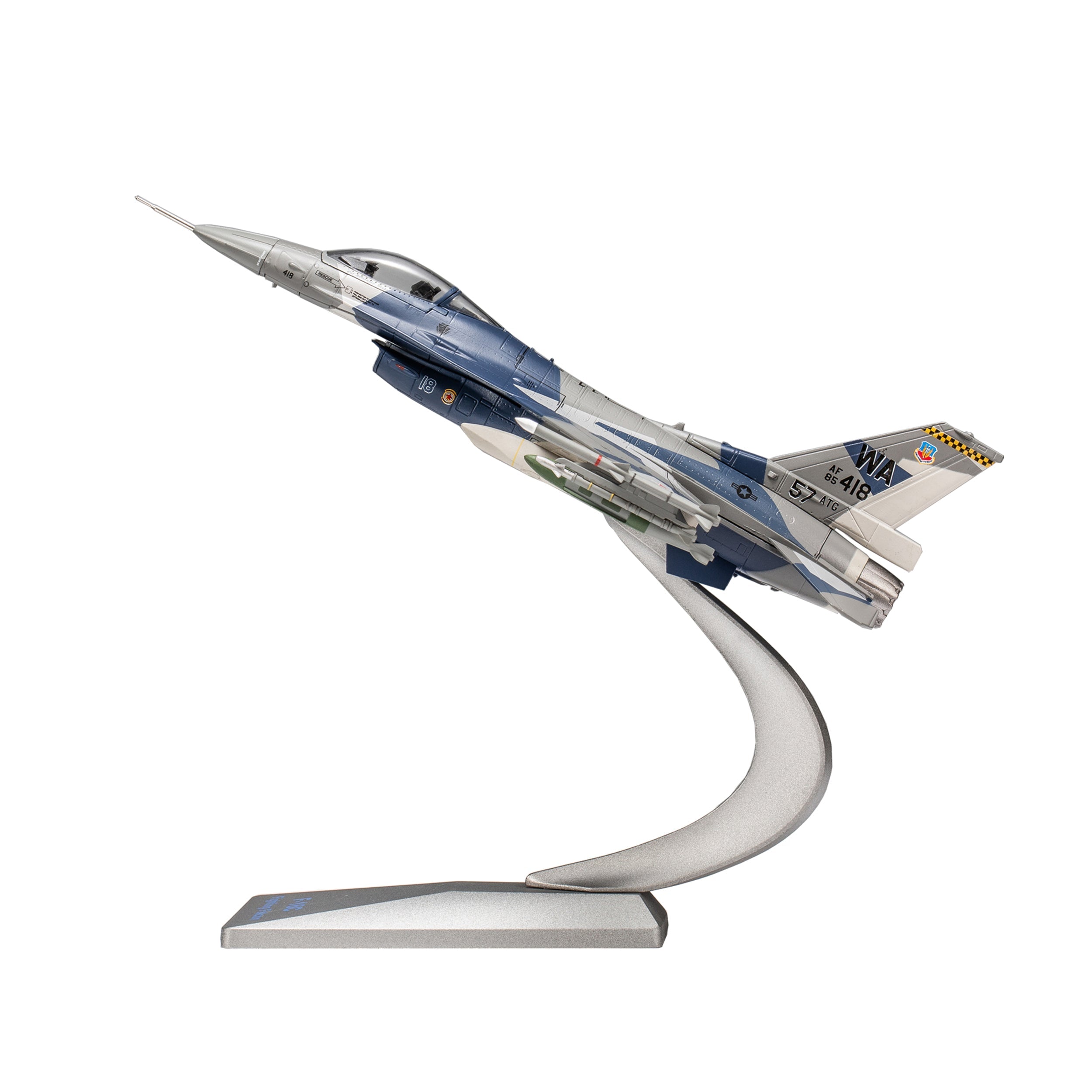 1/72 F-16C Fighting Falcon Splinter Camouflage Diecast Aircraft Model