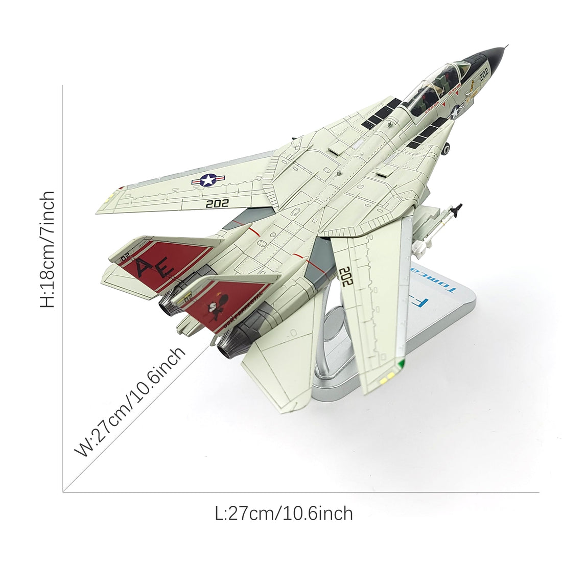 1/72 F-14A Tomcat Diecast Model – VFA-31 Tomcatters Aircraft