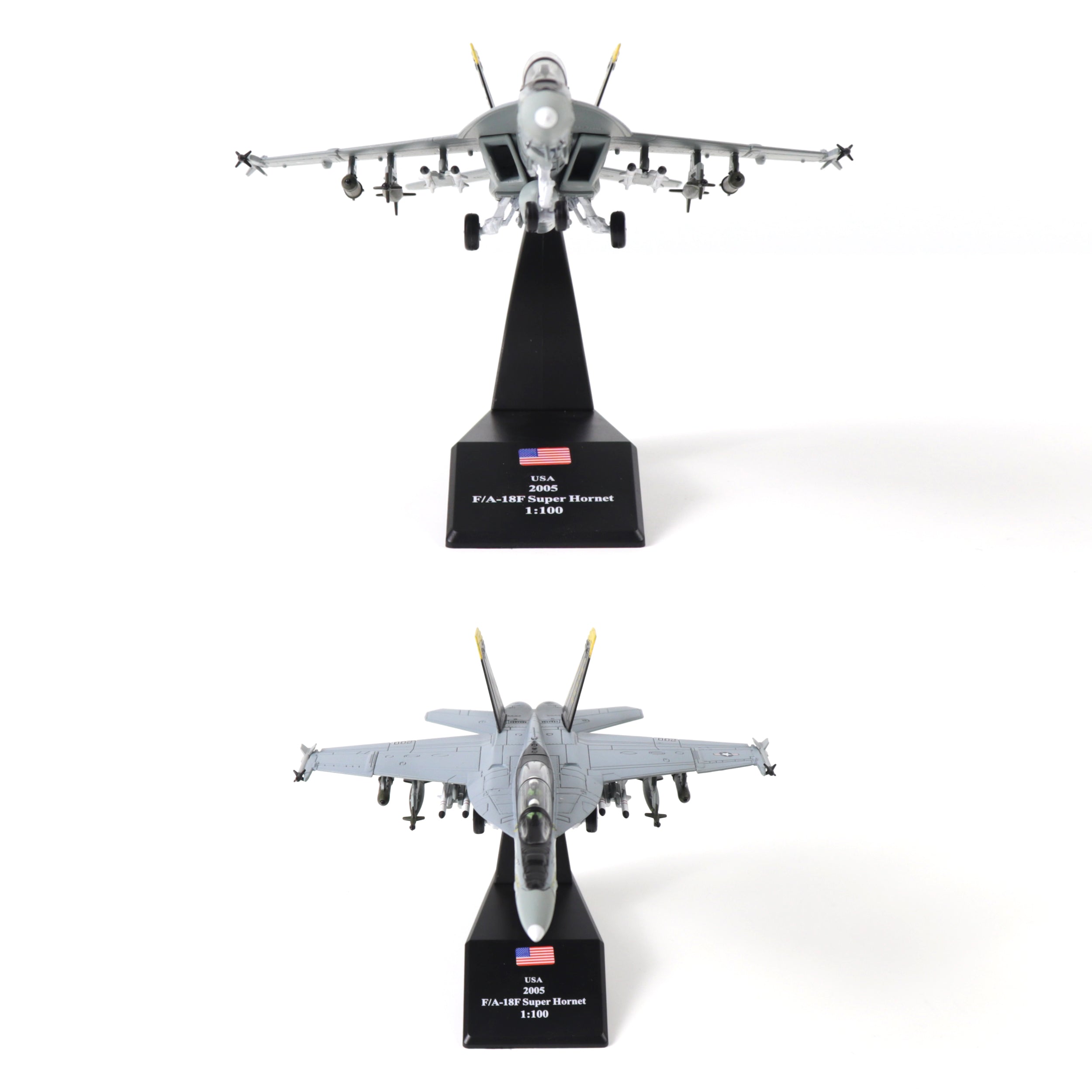 1/100 F/A-18 Super Hornet Jolly Roger Die-cast Fighter Jet Model