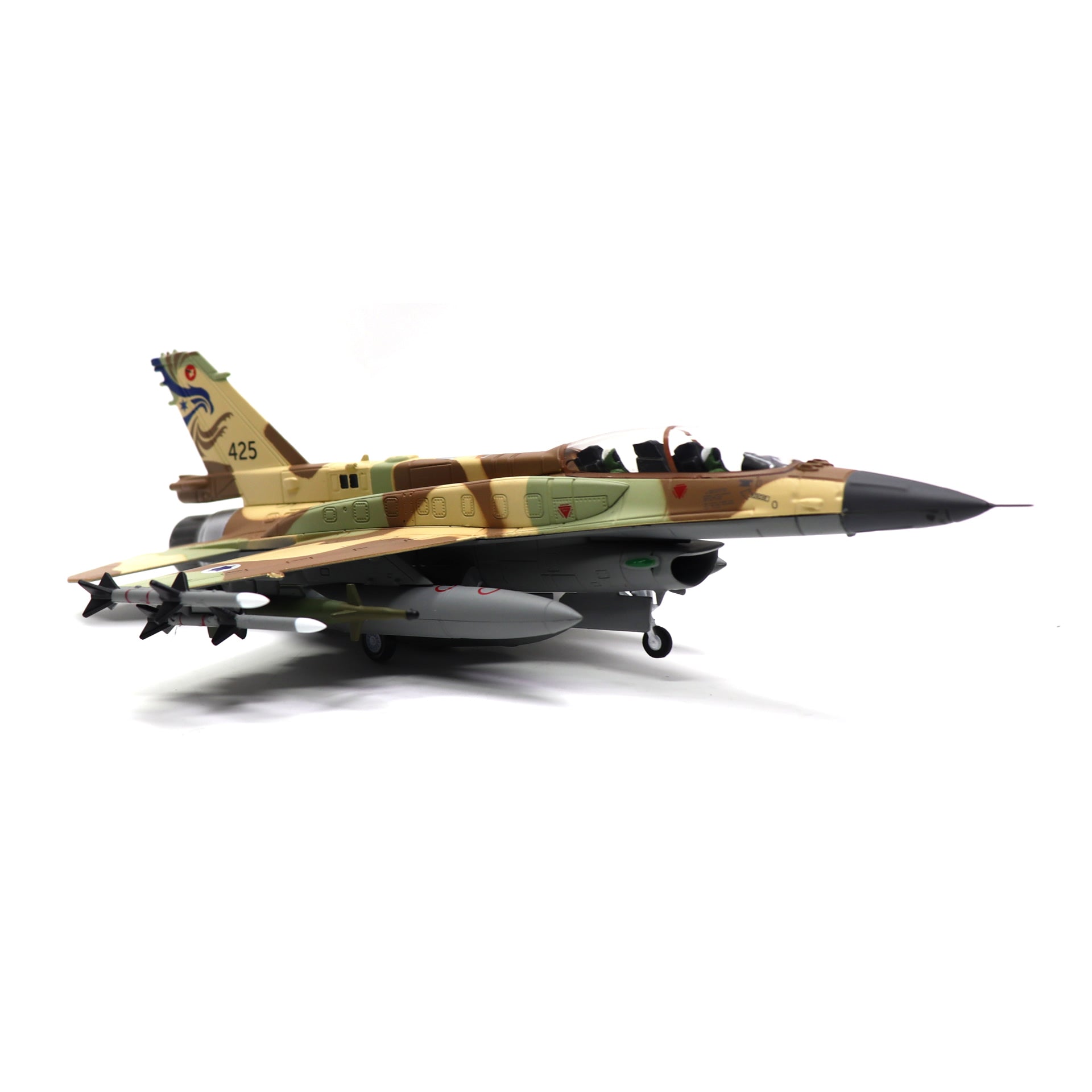 1/72 F-16I Soufa Israeli Air Force Fighter Jet Model – Diecast Alloy Aircraft