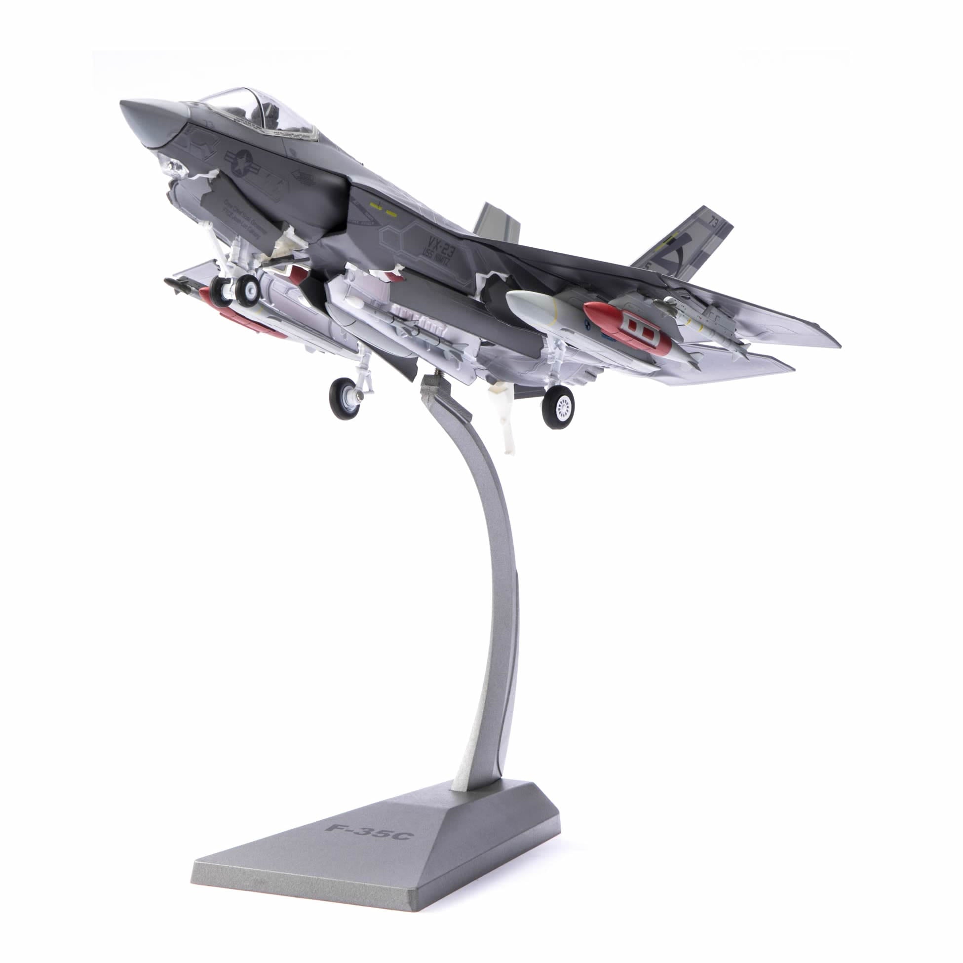 1/72 F-35C Lightning II Fighter Jet Die-cast Model – USN VX-23 No. 73