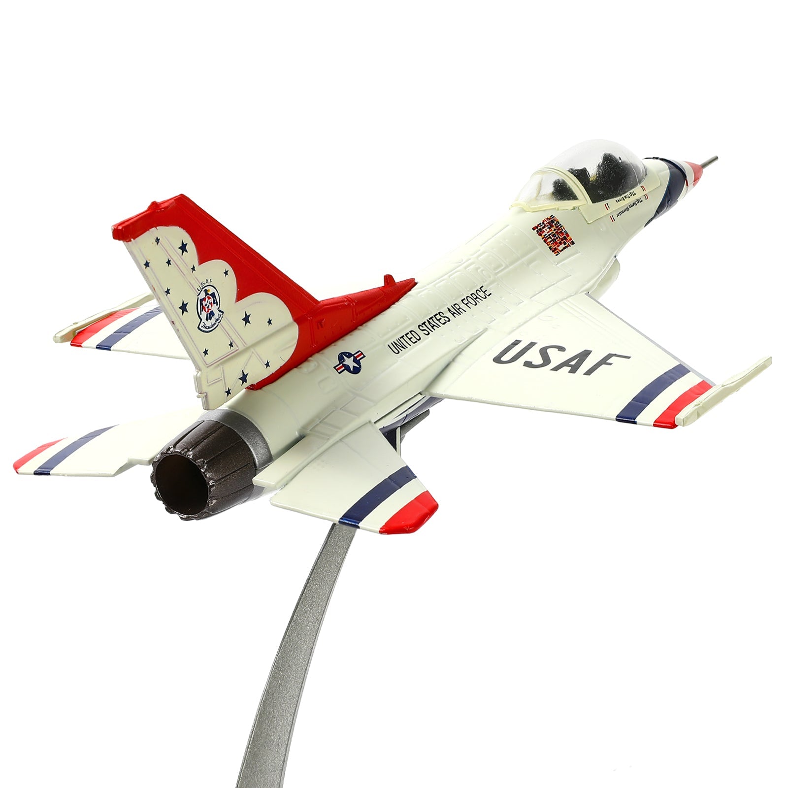 1/100 F-16C Thunderbird Diecast Fighter Jet Model – USAF Display Aircraft