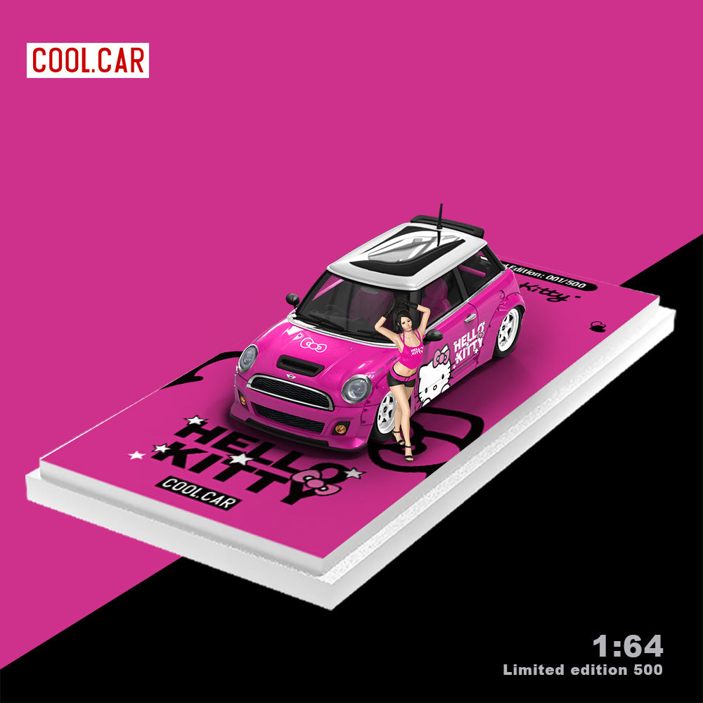 Cool Car 1:64 BMW MINI Kitty Livery Diecast Model MODCOLS
