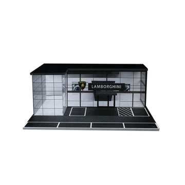MoreArt 1:64 Double Layer Lamborghini Showroom Light Up Diorama MODCOLS