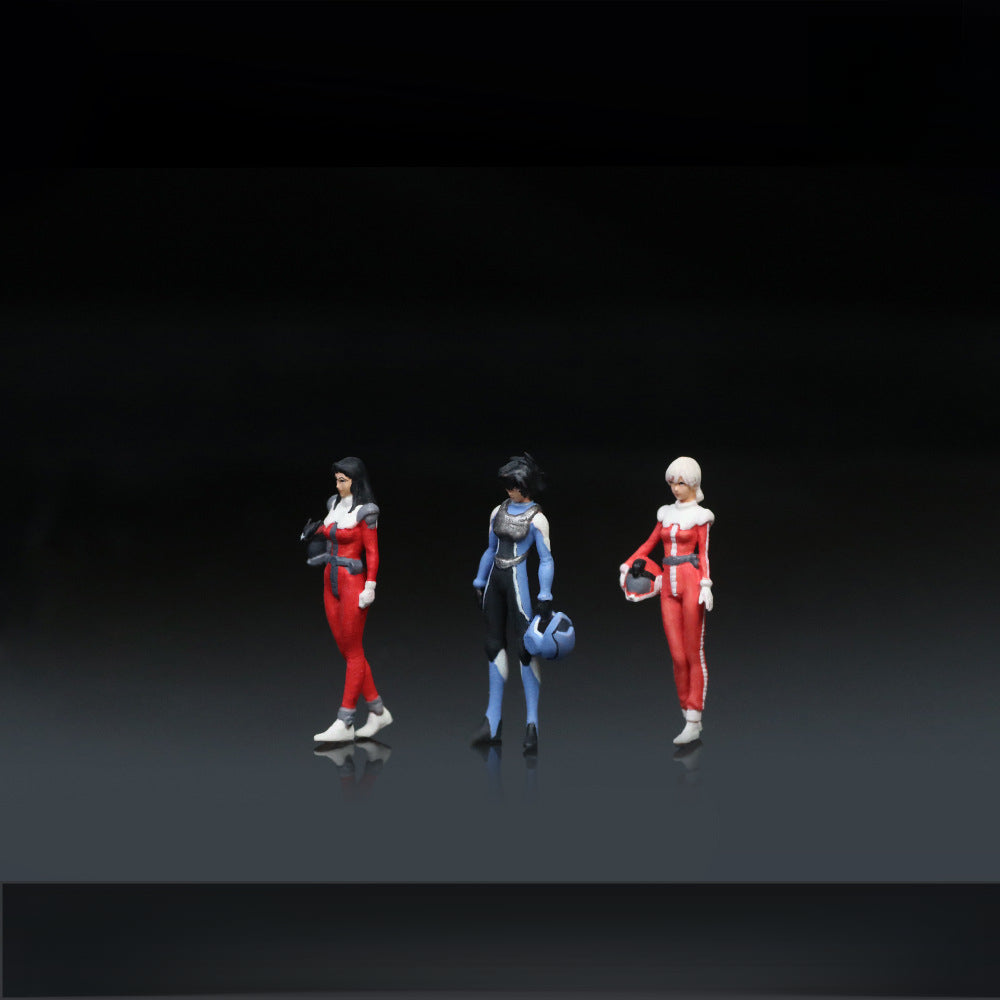 MoreArt 1:64 Mecha Pilot Figure Set Resin Model MODCOLS