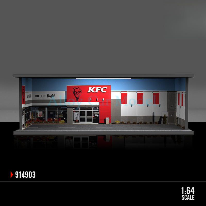 MoreArt 1:64 Simple Series Lighted Assembly Diorama Scene MODCOLS