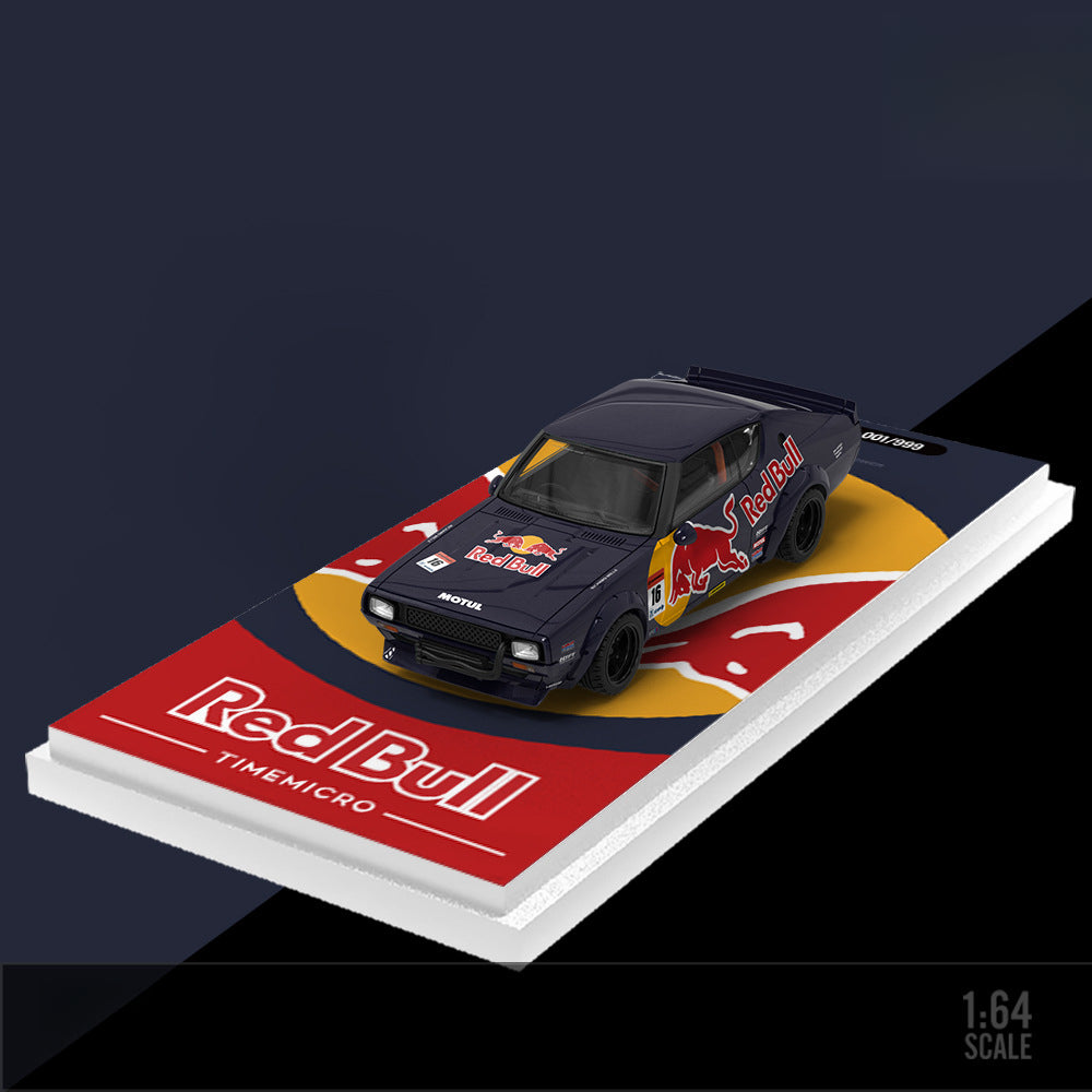 TimeMicro 1:64 KPGC110 Red Bull Livery Diecast Model MODCOLS