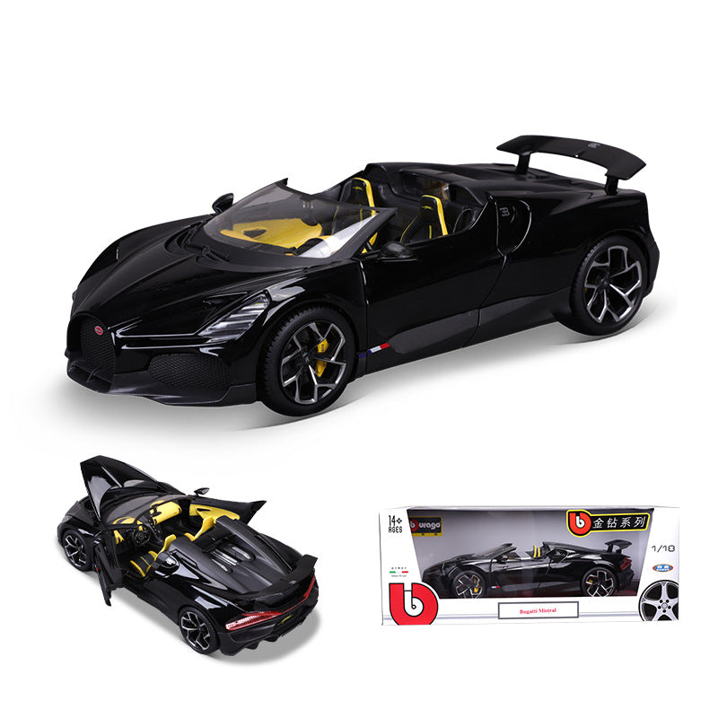 Bburago 1:18 Bugatti Mistral Die Cast Model Car Collectible Gift MODCOLS