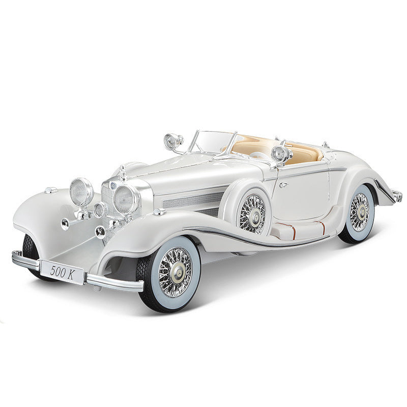 Maisto 1:18 Mercedes Benz 500K Classic Car – Die Cast Model MODCOLS