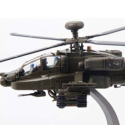 1/72 AH-64A Apache Helicopter Diecast Model Alloy Military Aircraft
