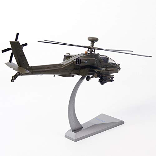 1/72 AH-64A Apache Helicopter Diecast Model Alloy Military Aircraft