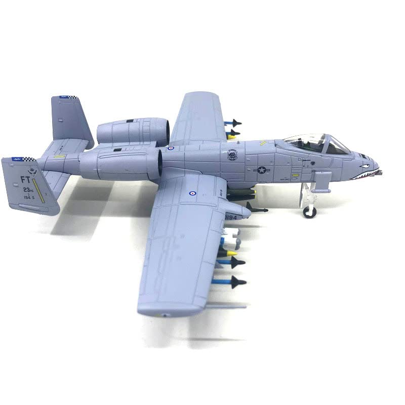 1/100 A-10 Thunderbolt II Warthog Diecast Fighter Jet Model Alloy Military Aircraft