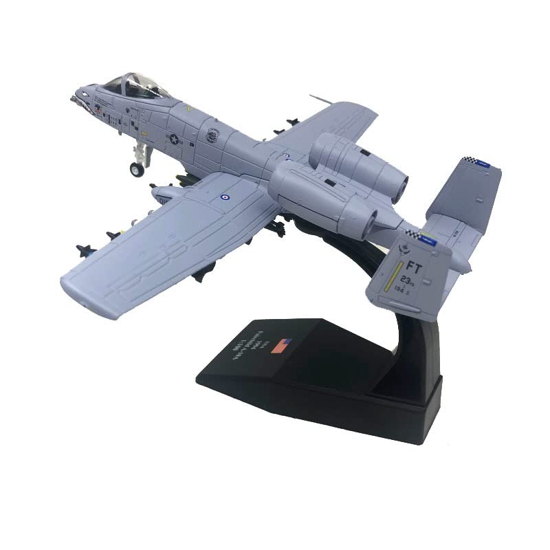 1/100 A-10 Thunderbolt II Warthog Diecast Fighter Jet Model Alloy Military Aircraft