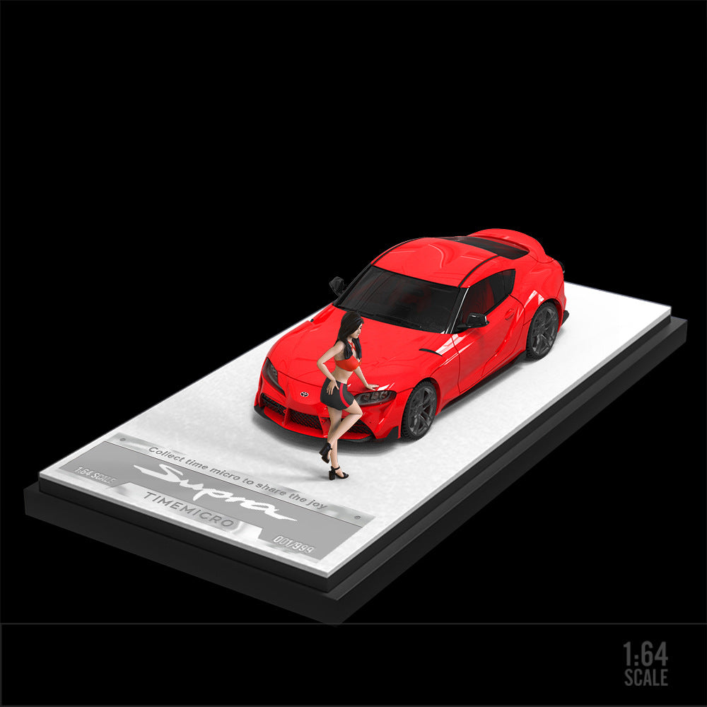 TimeMicro 1:64 Toyota A90 Plain Color Die Cast Alloy Model MODCOLS