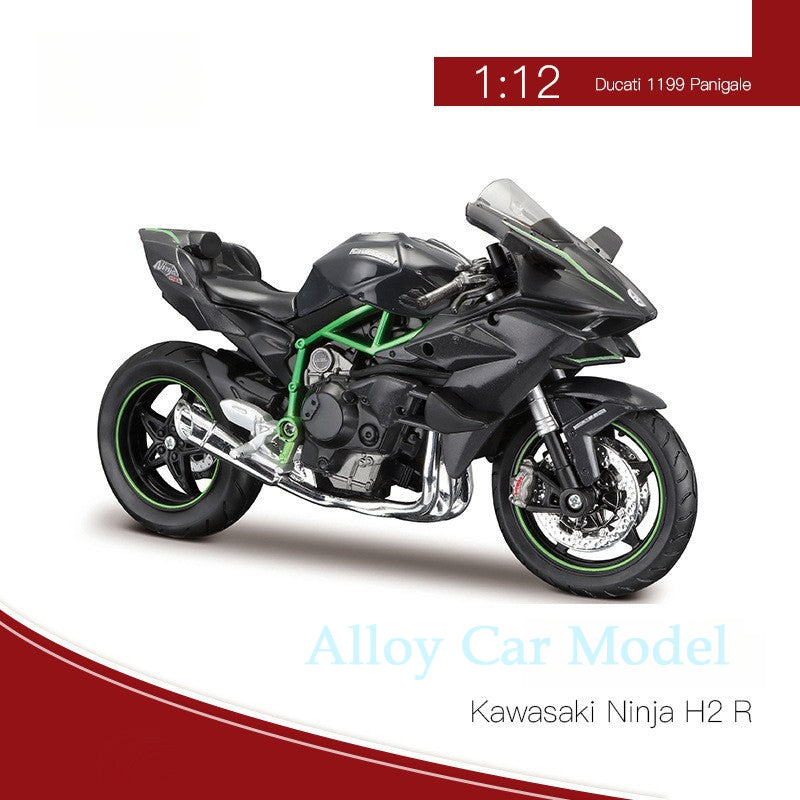 Maisto 1:12 BMW Ducati Yamaha Kawasaki H2R Die cast Motorcycle Model MODCOLS