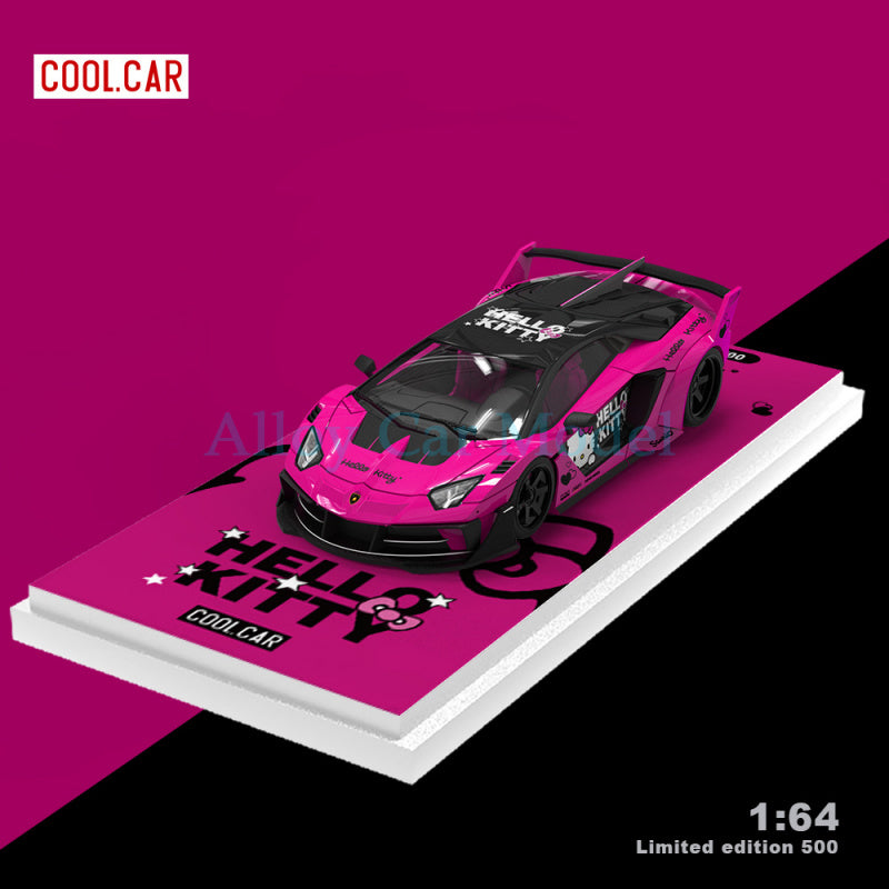 CoolCar 1:64 Lamborghini Kitty Pink Series Diecast Model MODCOLS